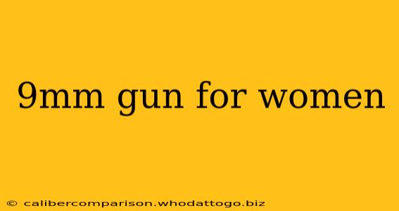 9mm gun for women