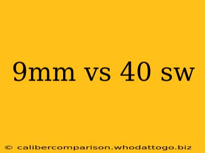 9mm vs 40 sw