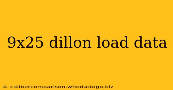 9x25 dillon load data