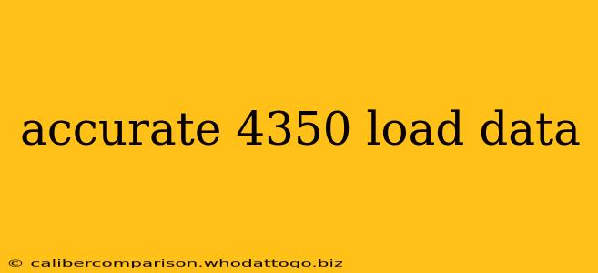 accurate 4350 load data