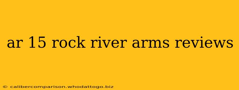 ar 15 rock river arms reviews