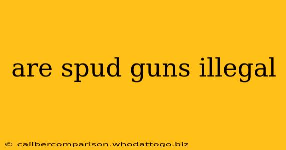 are spud guns illegal