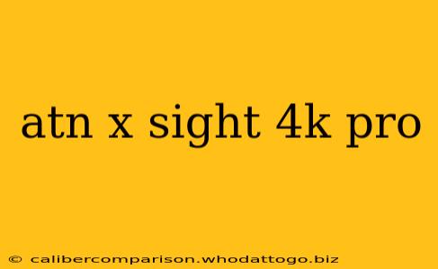 atn x sight 4k pro