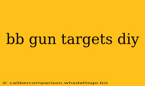 bb gun targets diy