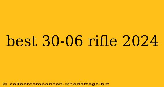 best 30-06 rifle 2024