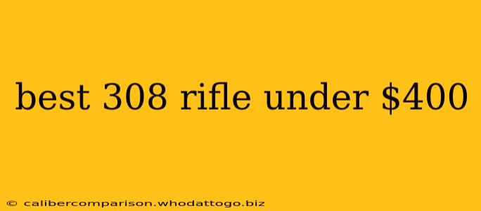 best 308 rifle under $400