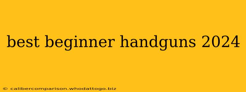 best beginner handguns 2024