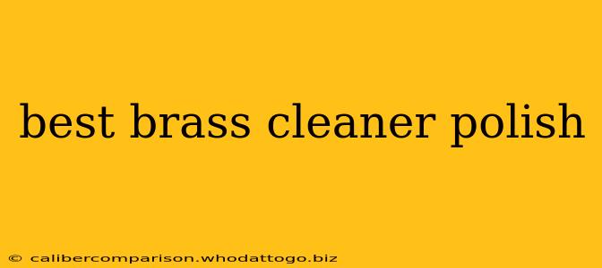 best brass cleaner polish