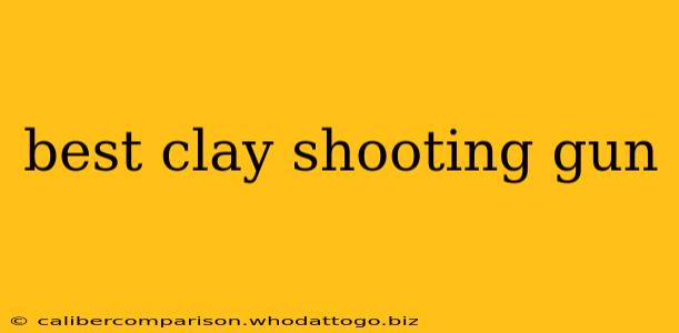 best clay shooting gun