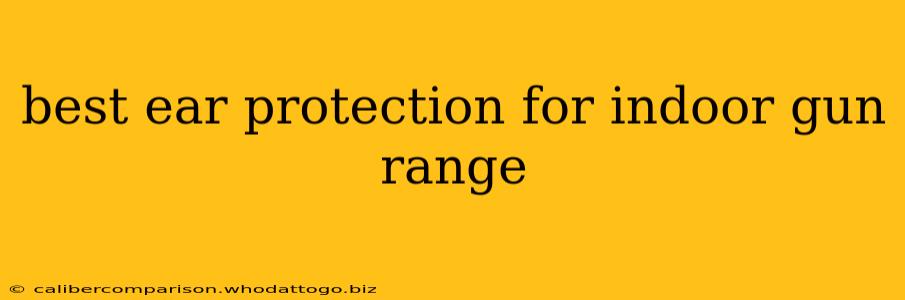 best ear protection for indoor gun range