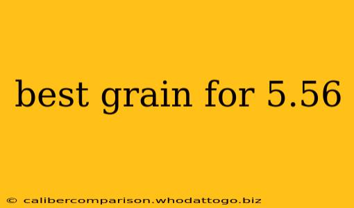 best grain for 5.56