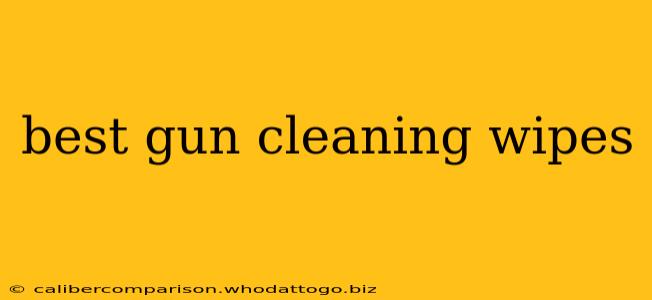 best gun cleaning wipes