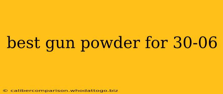 best gun powder for 30-06