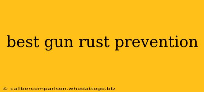 best gun rust prevention