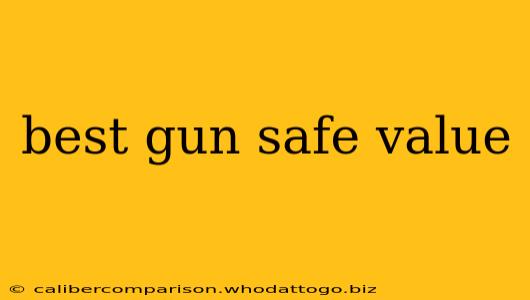 best gun safe value