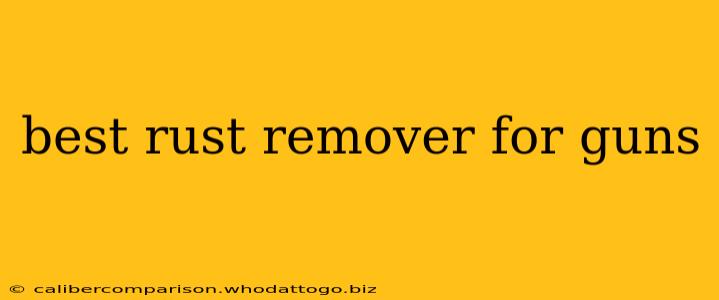 best rust remover for guns