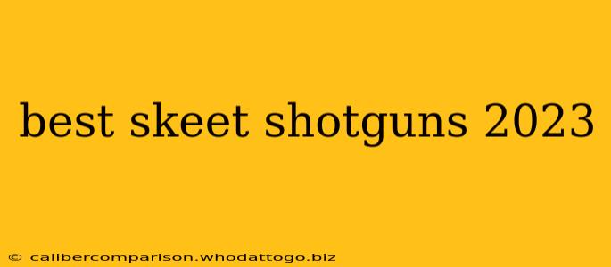 best skeet shotguns 2023