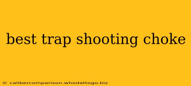 best trap shooting choke