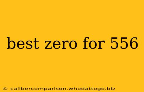 best zero for 556