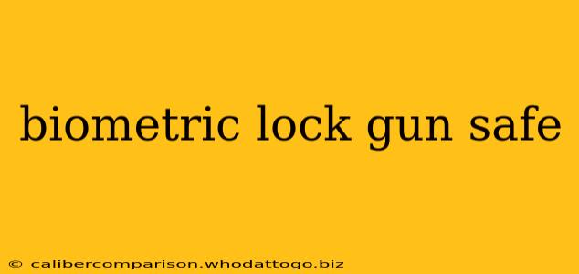 biometric lock gun safe