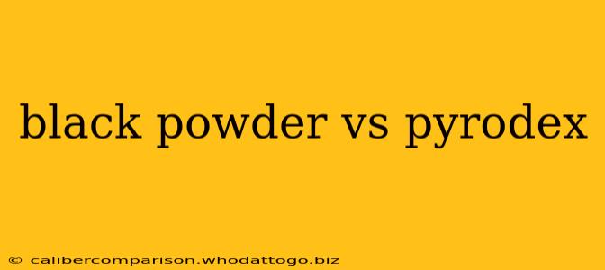 black powder vs pyrodex