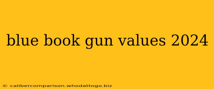 blue book gun values 2024