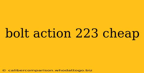 bolt action 223 cheap