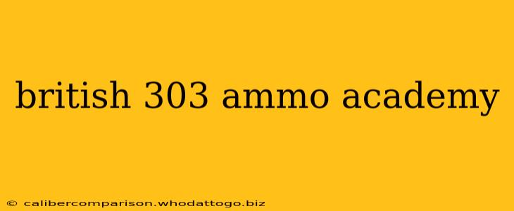 british 303 ammo academy