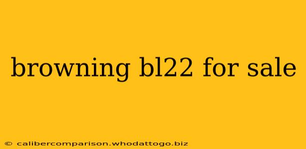 browning bl22 for sale