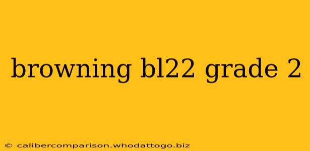 browning bl22 grade 2