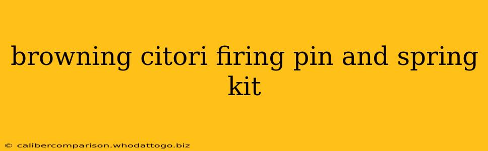 browning citori firing pin and spring kit