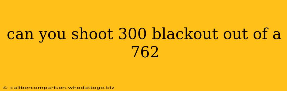 can you shoot 300 blackout out of a 762