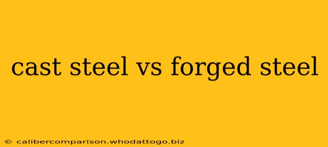 cast steel vs forged steel