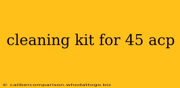 cleaning kit for 45 acp