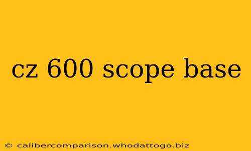 cz 600 scope base