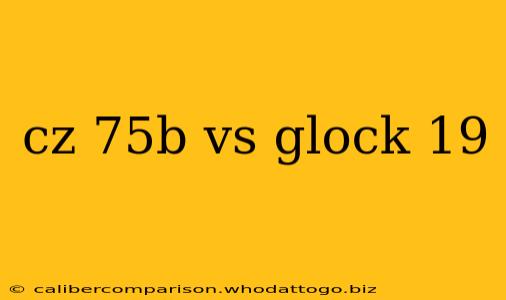 cz 75b vs glock 19