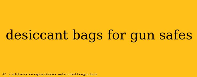 desiccant bags for gun safes