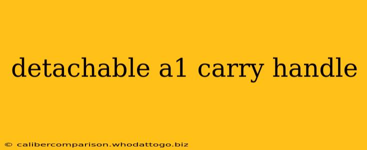 detachable a1 carry handle