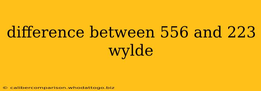 difference between 556 and 223 wylde