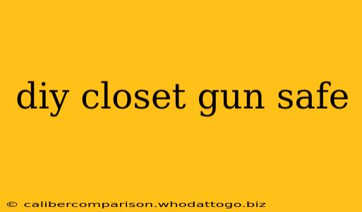 diy closet gun safe