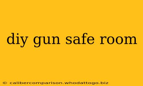 diy gun safe room