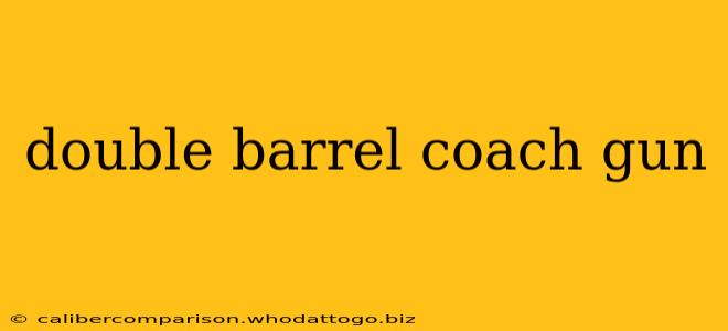 double barrel coach gun