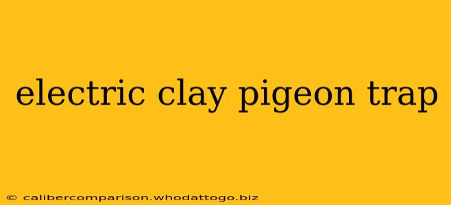 electric clay pigeon trap