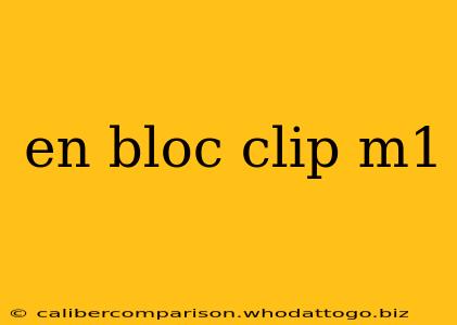 en bloc clip m1