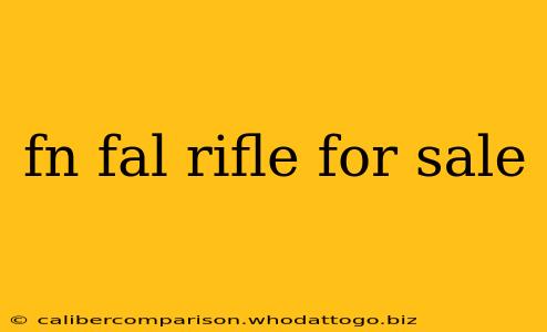 fn fal rifle for sale