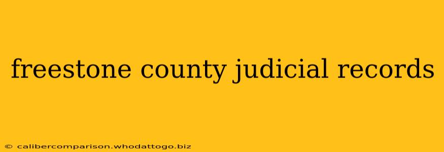 freestone county judicial records