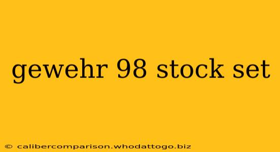 gewehr 98 stock set