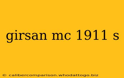 girsan mc 1911 s