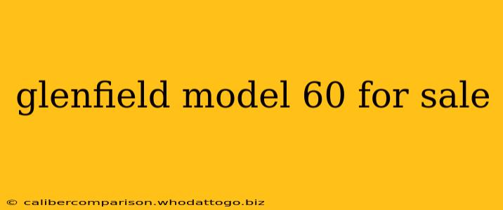 glenfield model 60 for sale