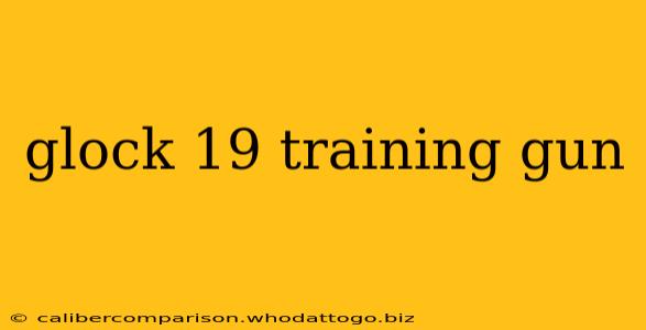 glock 19 training gun